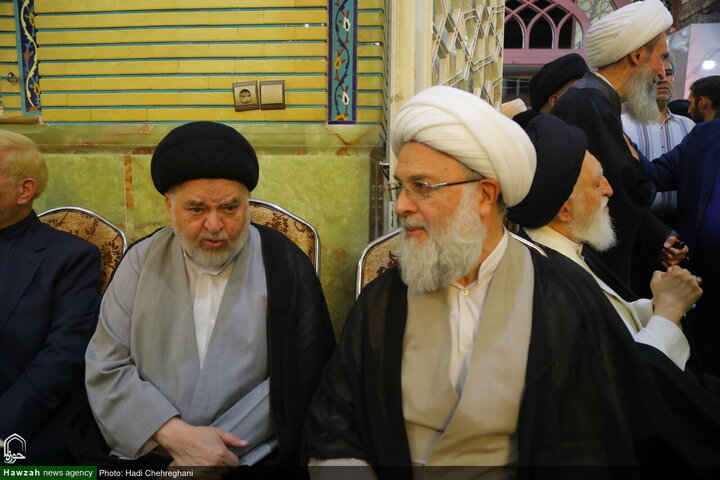 مراسم تأبين آية الله الشيخ محمد رضا المامقاني في قم