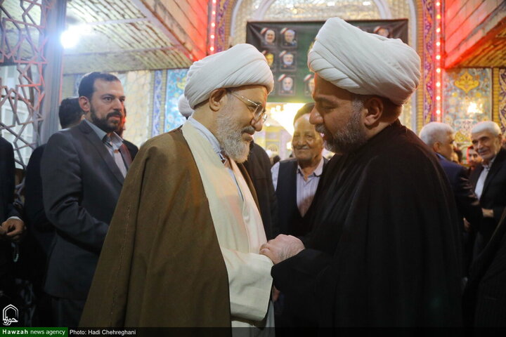 مراسم تأبين آية الله الشيخ محمد رضا المامقاني في قم