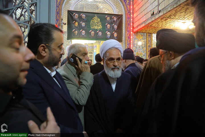 مراسم تأبين آية الله الشيخ محمد رضا المامقاني في قم