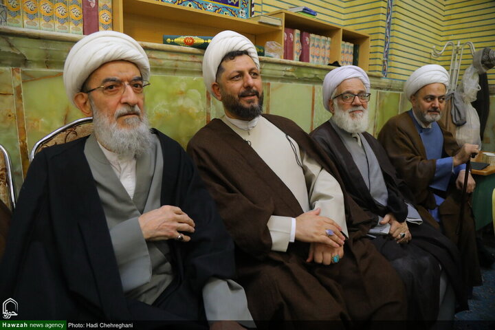 مراسم تأبين آية الله الشيخ محمد رضا المامقاني في قم