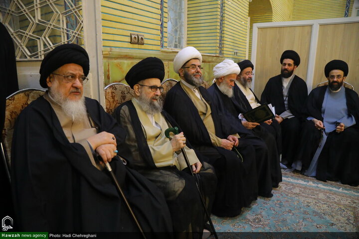 مراسم تأبين آية الله الشيخ محمد رضا المامقاني في قم