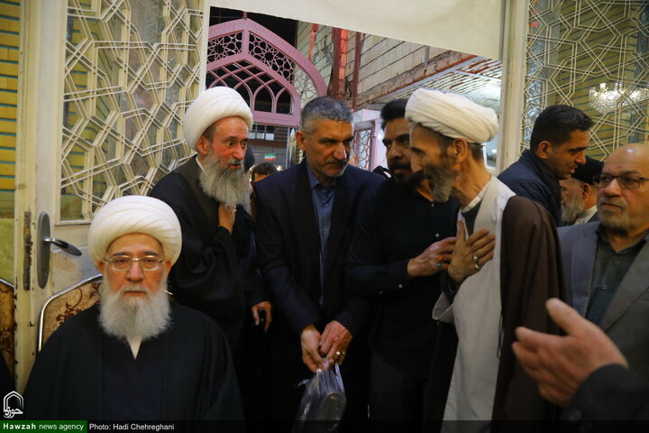 مراسم تأبين آية الله الشيخ محمد رضا المامقاني في قم