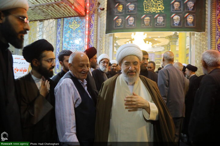 مراسم تأبين آية الله الشيخ محمد رضا المامقاني في قم