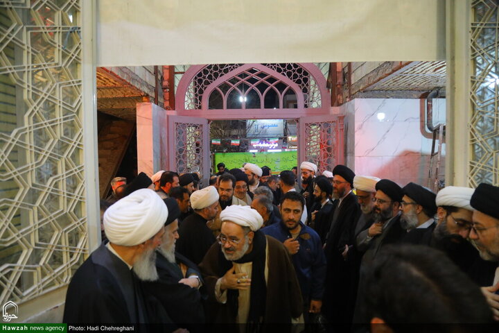 مراسم تأبين آية الله الشيخ محمد رضا المامقاني في قم