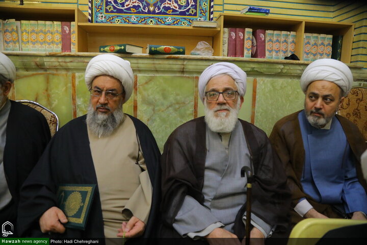 مراسم تأبين آية الله الشيخ محمد رضا المامقاني في قم