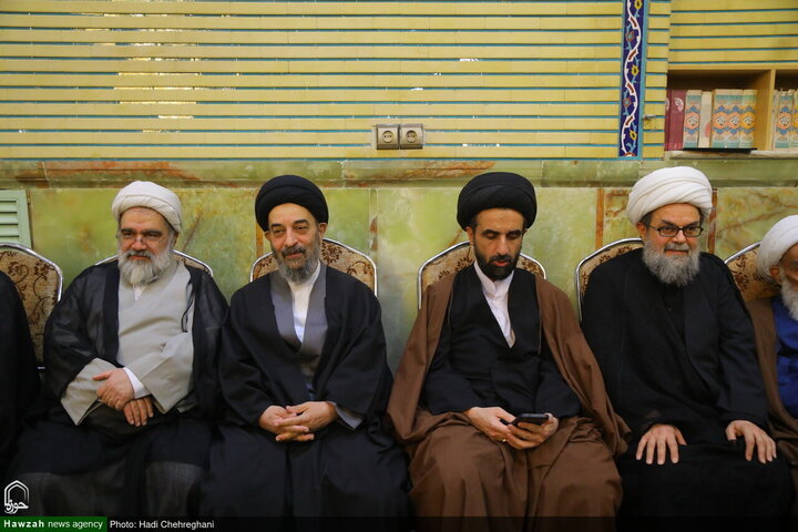 مراسم تأبين آية الله الشيخ محمد رضا المامقاني في قم