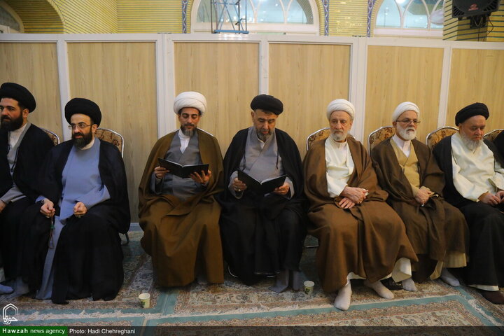 مراسم تأبين آية الله الشيخ محمد رضا المامقاني في قم