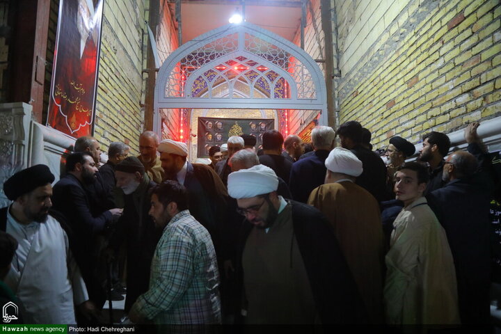 مراسم تأبين آية الله الشيخ محمد رضا المامقاني في قم