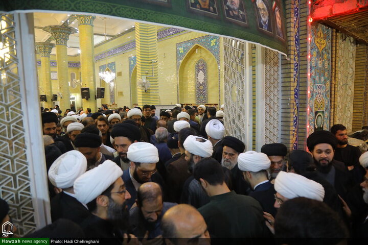 مراسم تأبين آية الله الشيخ محمد رضا المامقاني في قم