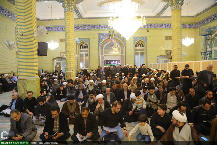 مراسم تأبين آية الله الشيخ محمد رضا المامقاني في قم