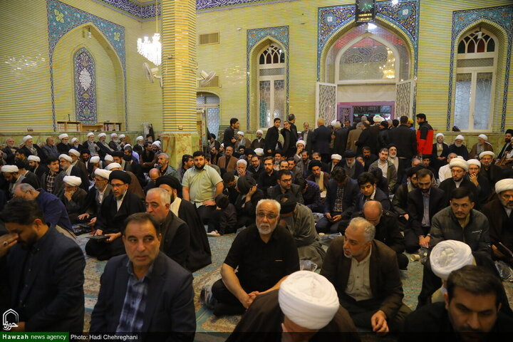 مراسم تأبين آية الله الشيخ محمد رضا المامقاني في قم