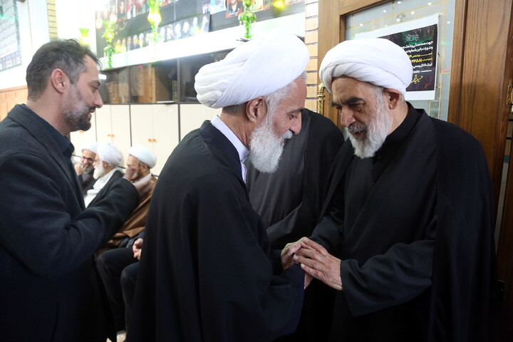 تصاویر/ مراسم ختم مرحوم دکتر حاج محمد قمی