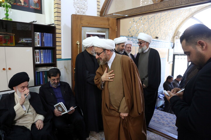 تصاویر/ مراسم ختم مرحوم دکتر حاج محمد قمی