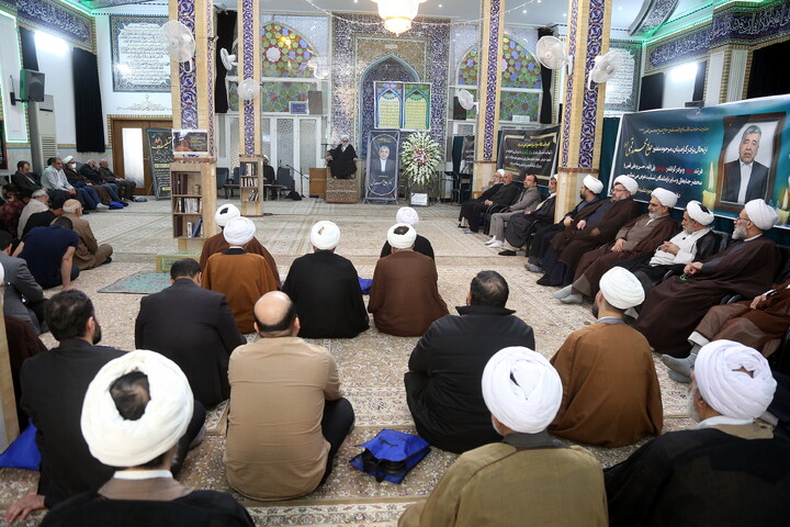 تصاویر/ مراسم ختم مرحوم دکتر حاج محمد قمی