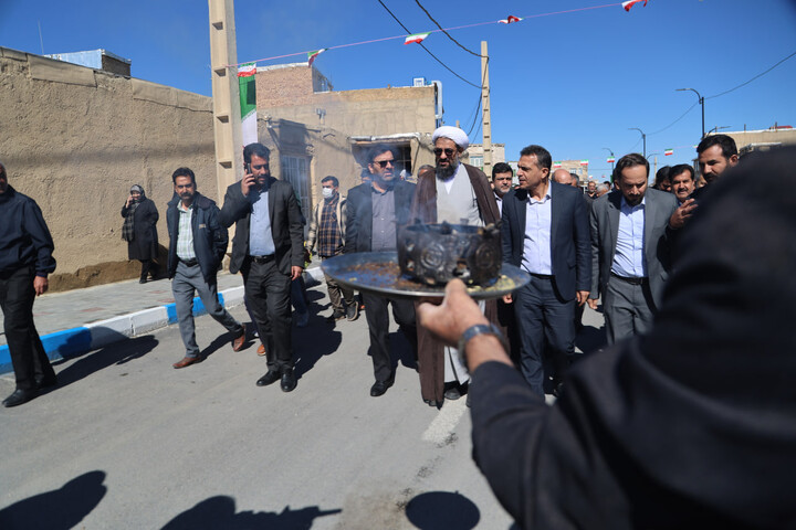 تصاویر / آیین افتتاح معبر جدید الاحداث بلوار شهید رئیسی