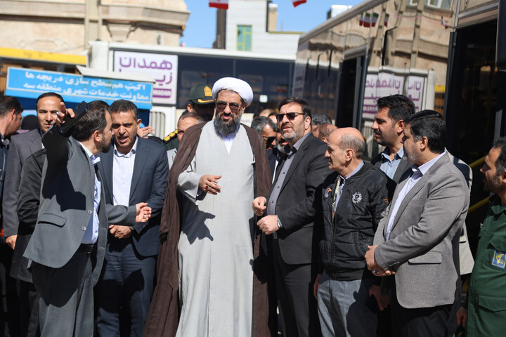 تصاویر / آیین افتتاح معبر جدید الاحداث بلوار شهید رئیسی