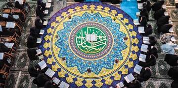 تصاویر/ مراسم جزءخوانی قرآن کریم در حرم حضرت عبدالعظیم حسنی(ع)
