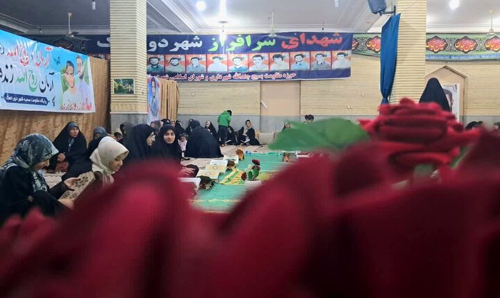 تصاویر/ هشتمین شب جزءخوانی دختران نوجوان در دوراهک