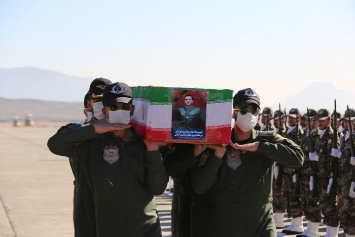 تصاویر / آیین  شهدای خلبان هوانیروز اصفهان