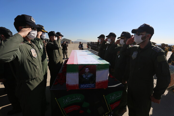 تصاویر / آیین  شهدای خلبان هوانیروز اصفهان