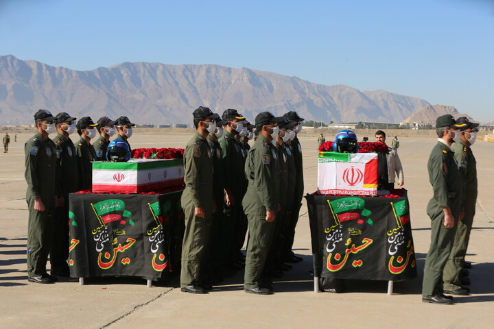 تصاویر / آیین  شهدای خلبان هوانیروز اصفهان