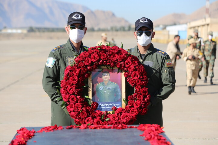 تصاویر / آیین  شهدای خلبان هوانیروز اصفهان