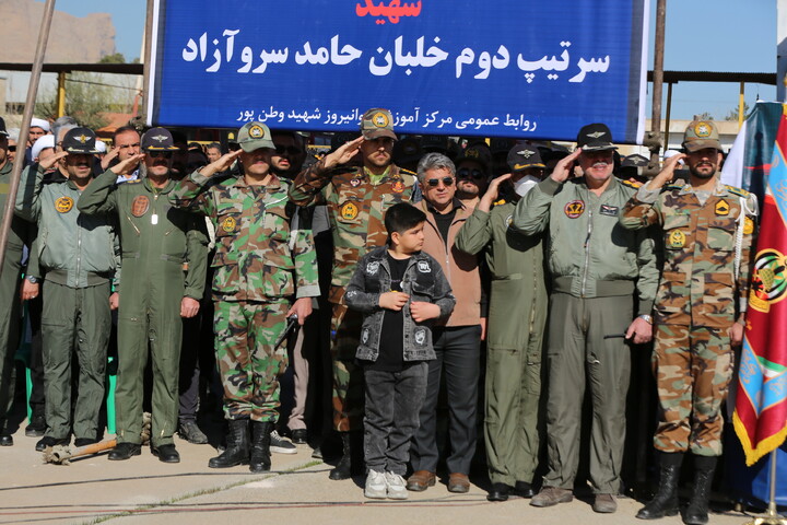 تصاویر / آیین  شهدای خلبان هوانیروز اصفهان