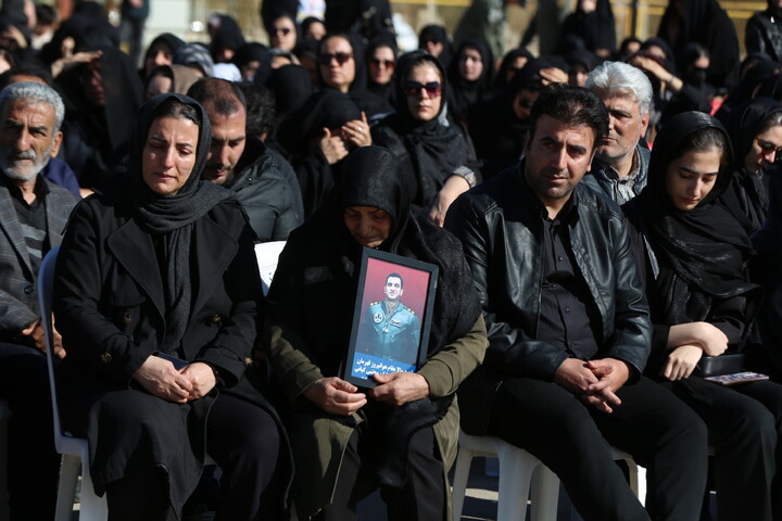 تصاویر / آیین  شهدای خلبان هوانیروز اصفهان