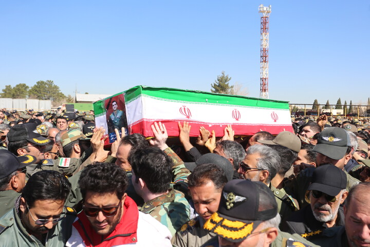 تصاویر / آیین  شهدای خلبان هوانیروز اصفهان