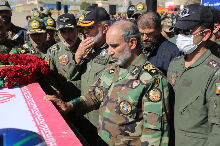 تصاویر / آیین  شهدای خلبان هوانیروز اصفهان