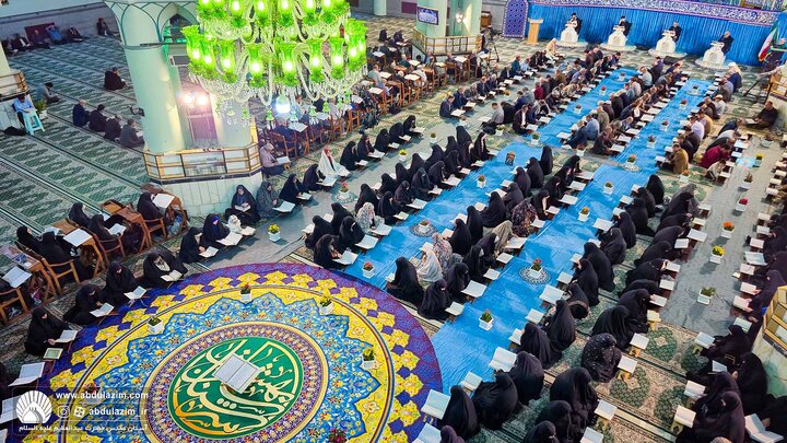 تصاویر/ مراسم جزءخوانی قرآن کریم در حرم حضرت عبدالعظیم حسنی(ع)