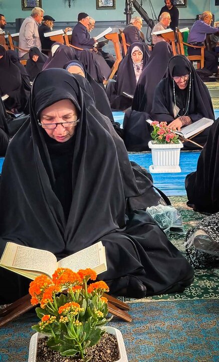 تصاویر/ مراسم جزءخوانی قرآن کریم در حرم حضرت عبدالعظیم حسنی(ع)