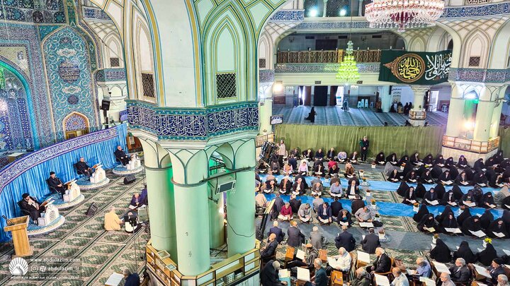 تصاویر/ مراسم جزءخوانی قرآن کریم در حرم حضرت عبدالعظیم حسنی(ع)