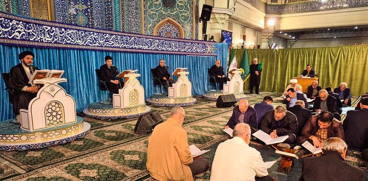 تصاویر/ مراسم جزءخوانی قرآن کریم در حرم حضرت عبدالعظیم حسنی(ع)