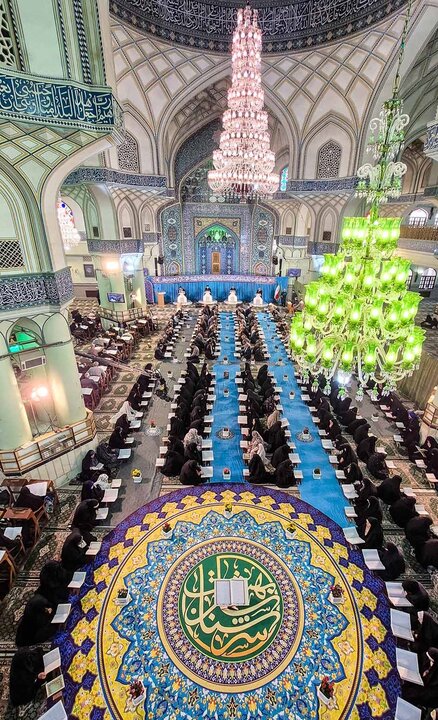 تصاویر/ مراسم جزءخوانی قرآن کریم در حرم حضرت عبدالعظیم حسنی(ع)