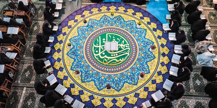 تصاویر/ مراسم جزءخوانی قرآن کریم در حرم حضرت عبدالعظیم حسنی(ع)