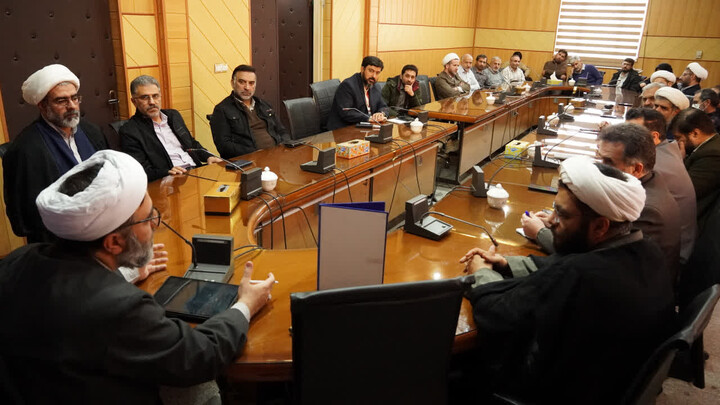 تصاویر / نشست معاون فرهنگي و راهبری سازمان تبلیغات اسلامی کشور با مدیر کل تبلیغات اسلامی همدان
