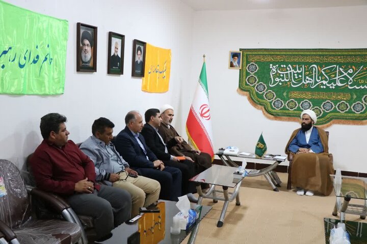 تصاویر/دیدار مدیر جدید کمیته امداد دهلران با امام جمعه