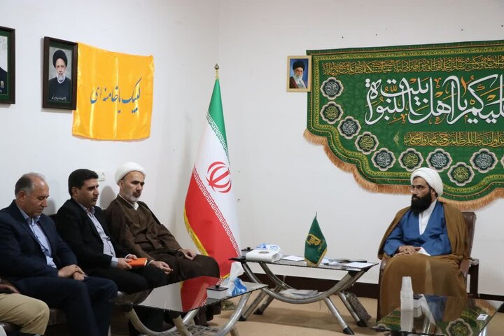 تصاویر/دیدار مدیر جدید کمیته امداد دهلران با امام جمعه