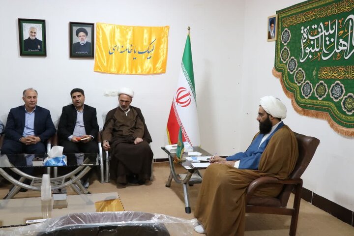 تصاویر/دیدار مدیر جدید کمیته امداد دهلران با امام جمعه