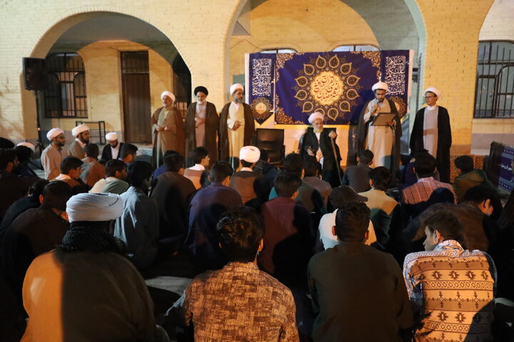 تصاویر/بازدید مدیر حوزه علمیه هرمزگان از مدرسه علمیه صاحب الزمان بشاگرد