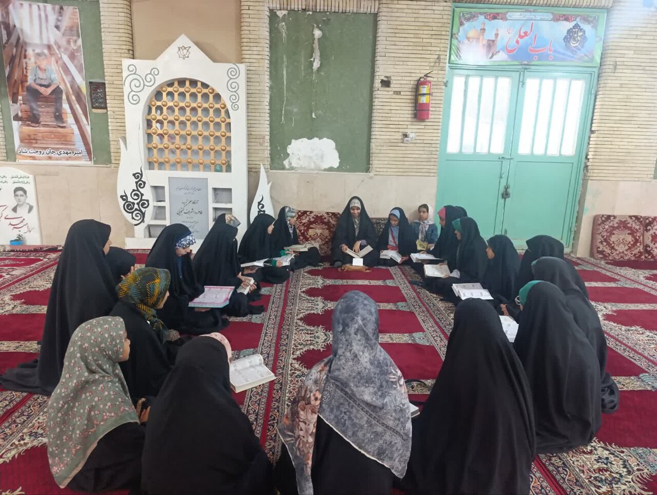 جلسه قرآن نوجوانان مسجد و حسینیه سیدالشهدا (ع)سرآسیاب فرسنگی