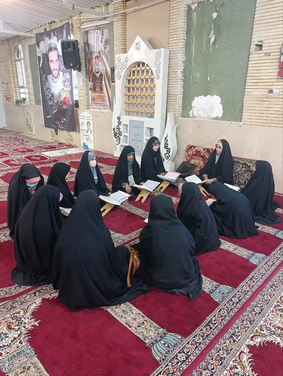 جلسه قرآن نوجوانان مسجد و حسینیه سیدالشهدا (ع)سرآسیاب فرسنگی