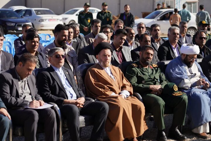 تصاویر/آیین برپایی بیمارستان صحرایی در رومشکان