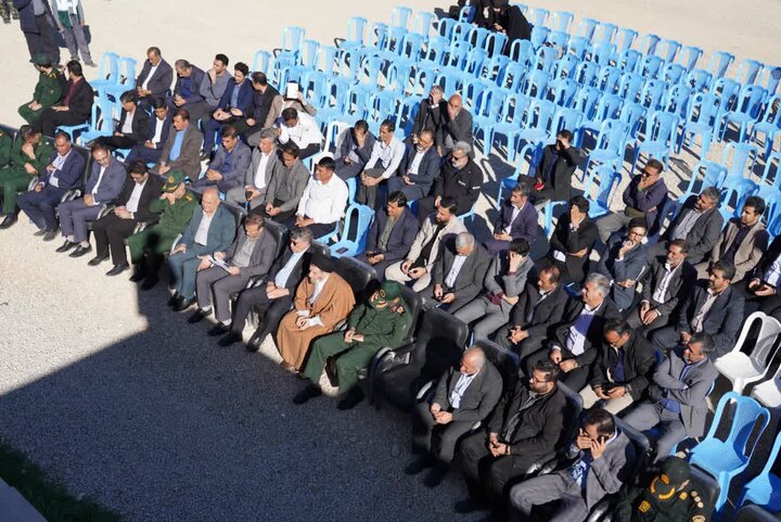 تصاویر/آیین برپایی بیمارستان صحرایی در رومشکان