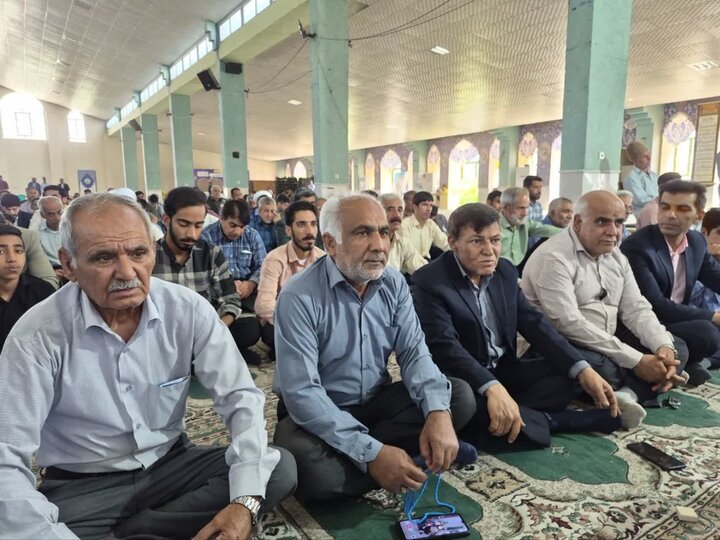 تصاویر/ اقامه نمازجمعه شهر عنبرآباد
