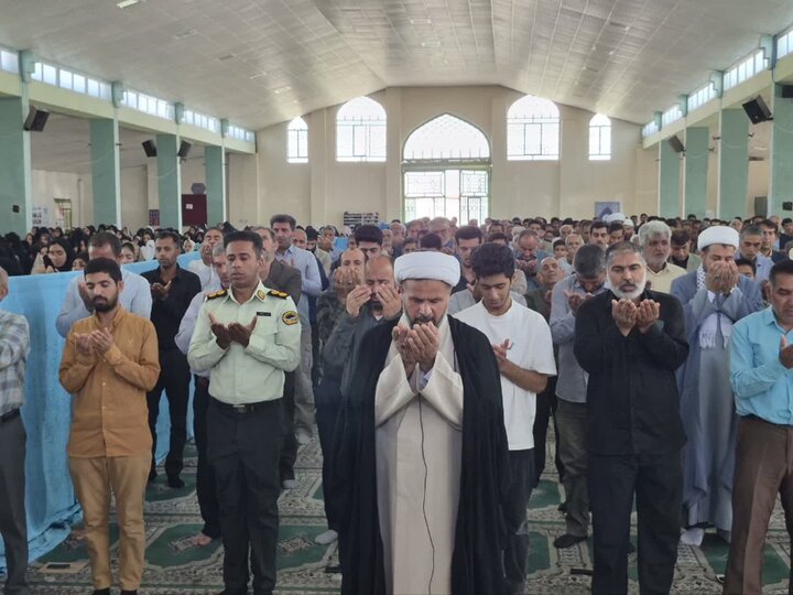 تصاویر/ اقامه نمازجمعه شهر عنبرآباد