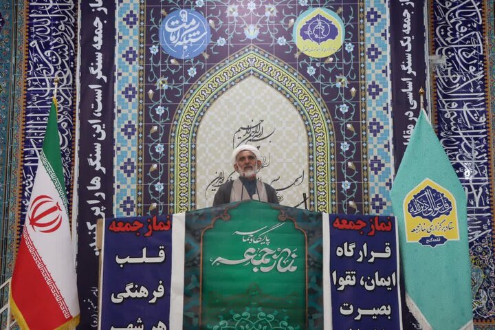 تصاویر/ اقامه نمازجمعه شهر قلعه گنج