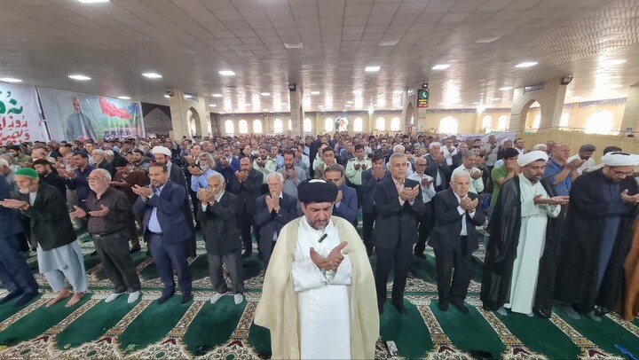 نماز جمعه بندرریگ به روایت تصویر