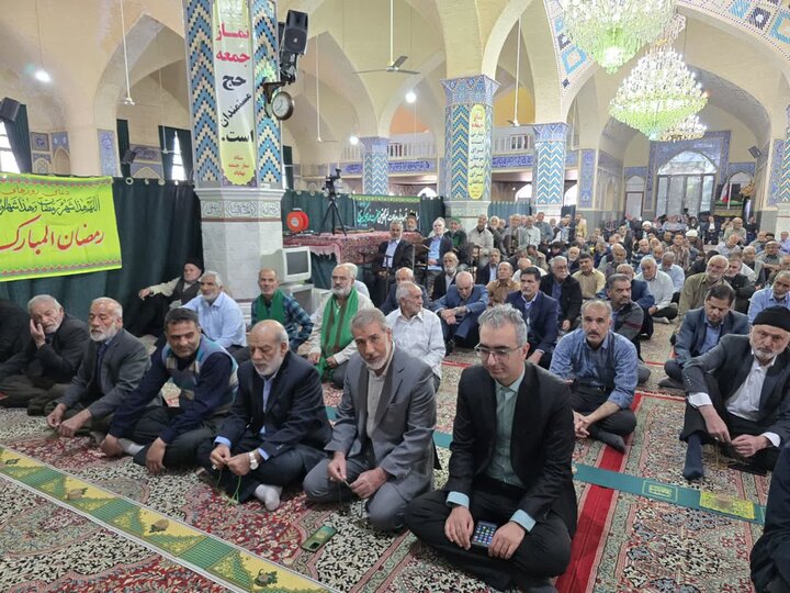 تصاویر/ برگزاری نماز جمعه شهرستان بهاباد